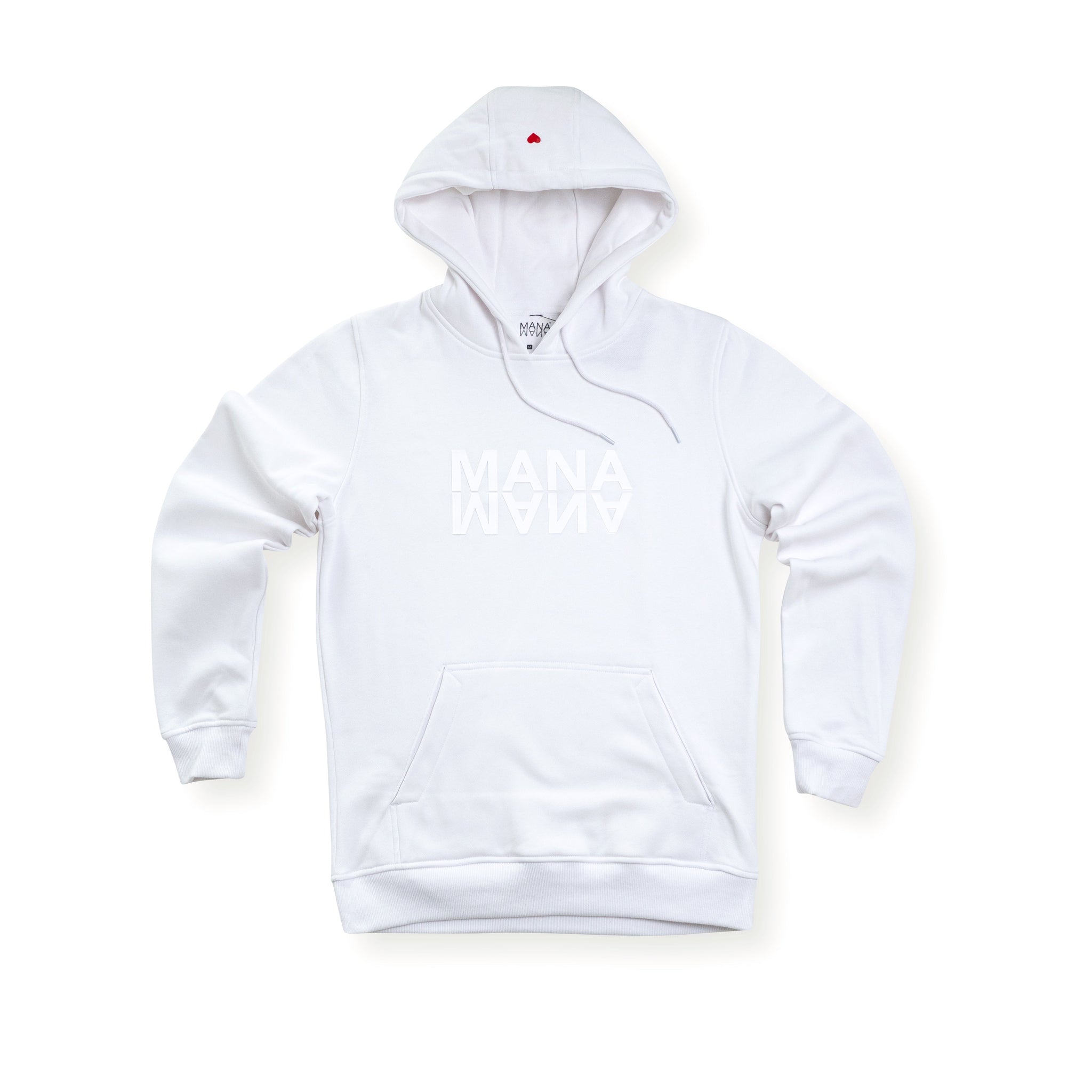 Men's 3D Logo Hoodie White